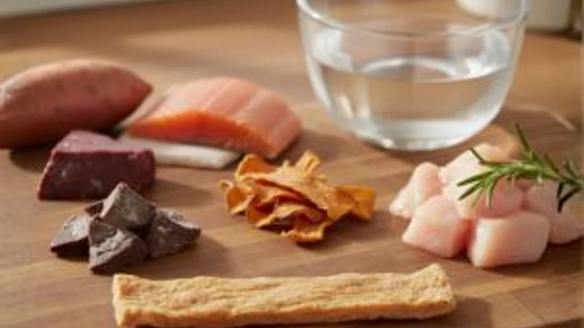 Pupsday Korean treat subscription box with assorted treats displayed for monthly delivery